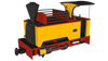 RAP-986508 Rapido UK Kerr Stuart Sirdar Plain Yellow OO9-Scale DCC Fitted non sound