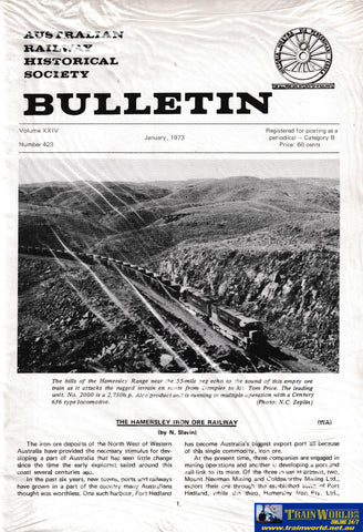 ARHS Bulletin (12) 1973 -Used- (M-BU-1973) Reference