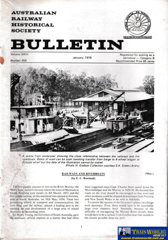 ARHS Bulletin (12) 1976 -Used- (M-BU-1976) Reference