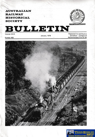 ARHS Bulletin (12) 1978 -Used- (M-BU-1978) Reference