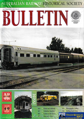ARHS Bulletin (12) 1998 -Used- (M-BU-1998) Reference