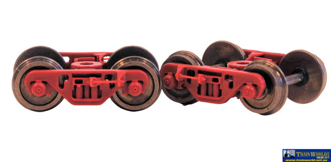 Asd-Adb2 Associated Distributors Bogies Victorian 50T Aligned Disc-Wheels (1-Pair) Ho Scale Part