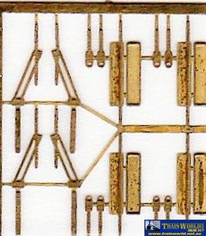 Asd-W02 Associated Distributors Twin Arm Wiper 1 Per Window Plus Mirrors Ho Scale Part