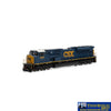 Ath-G28187 Athearn Genesis Ho G2 Sd80Mac With Dcc & Sound Csx/Yn2 #4591 Scale Locomotive