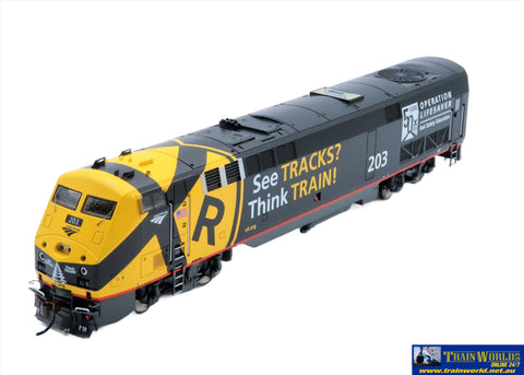 Ath - G81237 Athearn Genesis Ho P42Dc Locomotive Amtrak Operation Lifesaver #203 Scale Dcc - Ready
