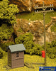 Atl-0705 Atlas Kit Telephone Shanty & Pole Ho Scale Structures
