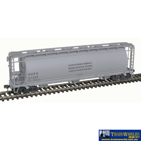 ATL-200071782 Atlas Master Line ACF 3-Bay Cylindrical Hopper - SASKATCHEWAN MINERALS #60330 HO Scale Rolling Stock