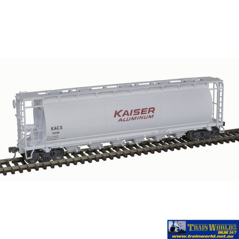 ATL-200071789 Atlas Master Line ACF 6-BAY CYLINDRICAL HOPPER KAISER ALUMINUM #5029 HO Scale Rolling Stock