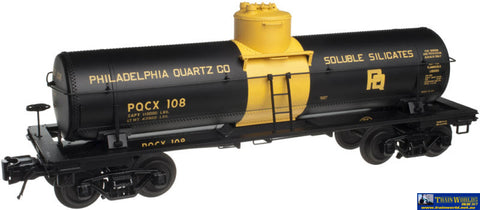 Atl-30048174 Atlas-Master 8 000 Gallon Tank Car Philadelphia Quartz #111 O Scale (2-Rail) Rolling