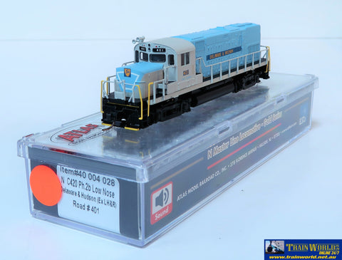 Atl-40004028 Atlas C420 #401 Delaware & Hudson N Scale Esu Dcc Sound Locomotive