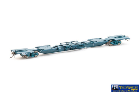 Aus-Afv03 Auscision Nsw Tvf/Tvx-Type Flexi-Van Container-Wagon Ptc Blue (1974-1979) #Tvf-12401;