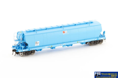 AUS-AGH04 Auscision XGAY Grain Hopper WGBY Grain Hopper AWB Faded Blue - 4 Wagon Pack - HO Scale - Rolling Stock