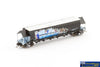 AUS-NNGH08 BGVF-Type Grain Hopper N Scale - BGVF Grain Hopper - SSR Black with SSR Logo & Graffiti - Single Wagon