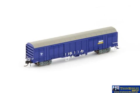AUS-NNLV37 RLSY-Type Louvered Van ’Pacific National Blue/Wagon Grime’ *Single Wagon* N-Scale - Rolling Stock