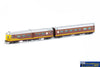 AUS-NRC05S Auscision DEB-Set Railcar (4-Car) ’Reverse with White L7-Logo & Waratah on PF’ #HPF952; TBR857; TB802 &