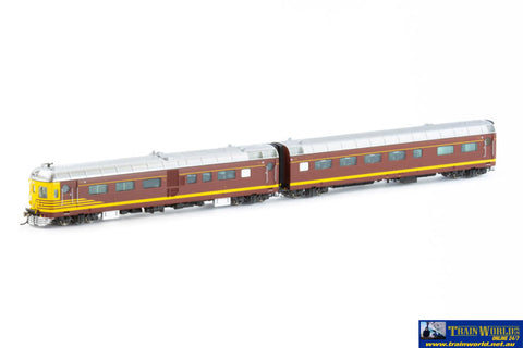 AUS-NRC06S Auscision DEB-Set Railcar (4-Car) ’Reverse’ #HPF954; TFR851; TC753 & PF910 HO Scale DCC/Sound-Fitted