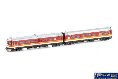 AUS-NRC08 Auscision DEB-Set Railcar (4-Car) ’Candy’ #HPF951; TBR856; TC752 & PF908 HO Scale DCC-Ready Locomotive