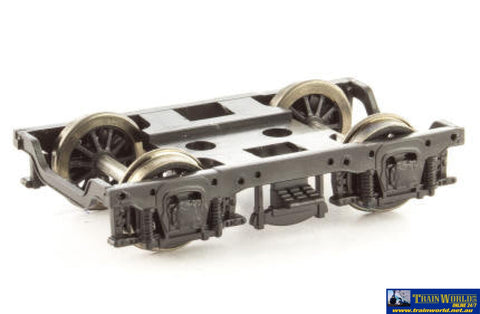 Aus-Sp09 Auscision Vr 4 Wheel Bogie With 36 Rp25-110 Blackened 10 Spoke Wheels (1-Pair) Ho Scale