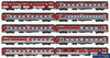 AUS-SPS04 Auscision ’The Overland’ V&ANR Regal Red *1978-1989* (10-Car Set) HO-Scale Rolling Stock