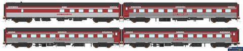 AUS-SPS14 Auscision ’The Overland’ V&SAR/V&ANR Regal Red ’Restored’ *2021-Present* (4-Car Set) Included Cars: Tantini