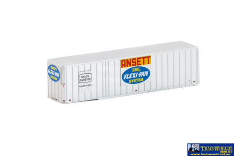 Aus-Tra09 Auscision 35’ Box Flexi-Van Trailer Bv-2 Ansett Rail System (Union Carbide) #Fv5 & Fv6