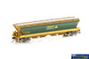 AUS-VGH34 Auscision VHGY-Type Grain-Hopper ’Freight Australia Green/Yellow with FA Logo’ Set-1 *4-Pack* HO Scale