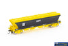 AUS-VGH52 Auscision BGGX-Type Grain-Hopper ’SSR Yellow/Black with SSR Logo’ Set-2 *4-Pack* HO Scale - Rolling Stock