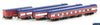 AUS-VPS13 Auscision N-Type Passenger Carriage Set *N14 V/Line Passenger MK1 Red/White/Blue with Bottom Stripes and