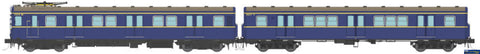 AUS-VPS42 Auscision Harris VR Blue/Gold 1975-1988 Era 3 Door Type 2 - 4 Car Set DCC-Ready HO-Scale - Locomotive