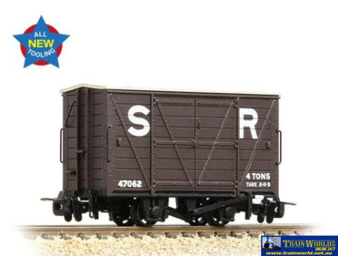 BBL-393126 Bachmann Narrow-Gauge RNAD Box-Van ’SR Brown’ #47062 Era-3 OO9-Scale Rolling Stock