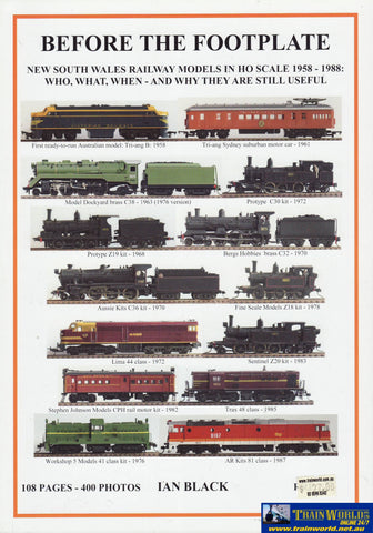 Before The Footplate: New South Wales Railways Models In Ho Scale 1958-1988 Who What When - And Why