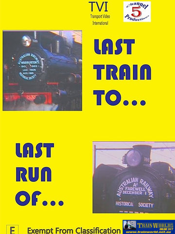 C5P-1022 Channel 5 Productions Dvd Last Train Of... Run Cdanddvd