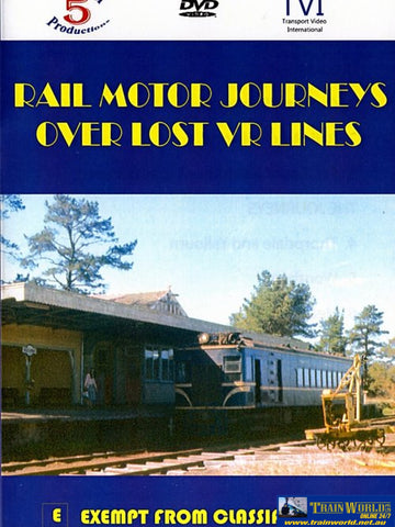 C5P-1024 Channel 5 Productions Dvd Rail Motor Journeys Over Lost Vr Lines Cdanddvd
