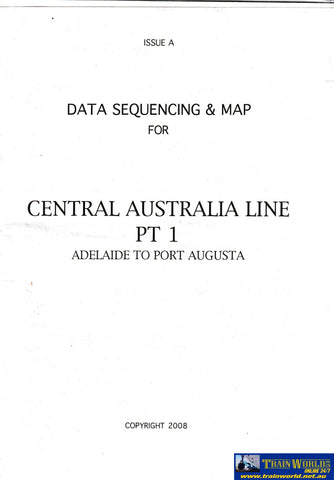 Central Australia Line Part 1 -Used-(UBSB-1646S) - Reference