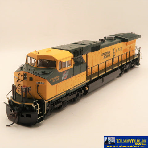 COMM-E005 Used Goods Kato GE C44-9W CNW operation Lifesaver #8659 DCC Ready HO Scale Locomotive
