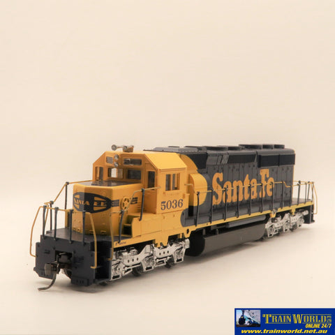 COMM-E040 Used Goods Athearn Blue Box SD40-2 Santa Fe #5036 DC only HO Scale Locomotive