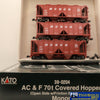 COMM-E074 Used Goods KATO AC & F 70t Covered Hopper MONON (3 car) HO Scale Rolling Stock
