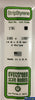 Eve-196 Evergreen Polystyrene (Strip) Opaque White 4.80Mm X 350Mm (4-Pack) Scratchbuild