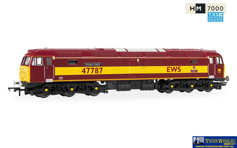HMR-R30541TXS RailRoad: EWS - Class 47 - ’Windsor Castle’ 47787 DCC/Sound-Fitted OO Scale - Locomotive