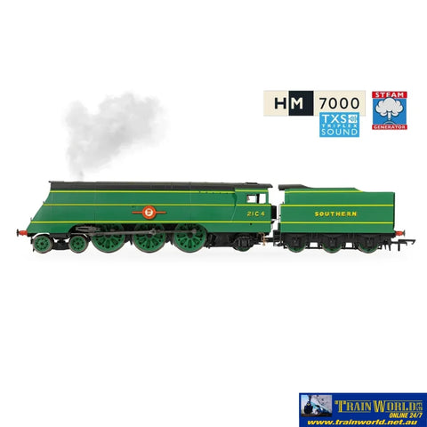 HMR-R30560SS HORNBY SR MERCHANT NAVY CLASS CUNARD WHITE STAR LINE 21C4- WITH STEAM GENERATOR AND SOUND OO-Scale