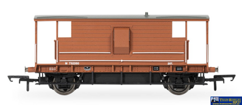 HMR R60286 Hornby BR (Ex LMS) 20T Brake Van #732350 ’Brown’ Era 4/5/6 OO Scale Rolling Stock