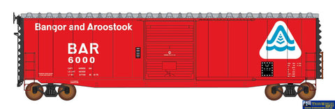 IMR-4595602 InterMountain Railway Co. PS-1 50’ Single-Door Boxcar #6009 Bangor & Aroostook (BAR) HO-Scale Rolling Stock