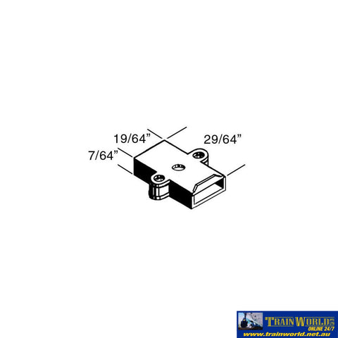 Kad-232 Kadee No.232 Plastic Draftboxes & Lids For No.5 58 20-Series (10-Pair) Ho Scale Couplers