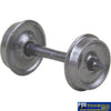 Kad-520 #520 Ho Scale 33 Diameter Smooth Back Metal Code 110 Wheels - Freight And Passenger Part