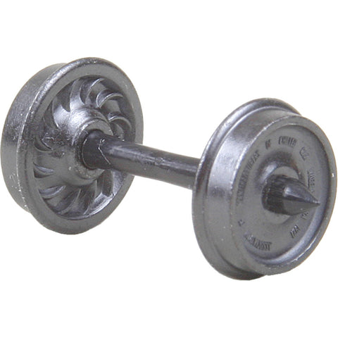 380-521 #521 Ho Scale 36 Diameter Ribbed Back Metal Code 110 Wheels - Freight And Passenger Part