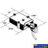 Kad-805 Kadee No.805 (Metal Coupler & Draftbox) Medium-Length Center-Set Standard-Head (Pair) O