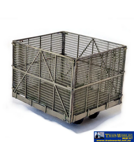 LSM-CT4TM Lyndons Trains *Kit* 4 x Queensland Moreton Mill 4 ton Cane Bin HOn30-Scale Rolling Stock