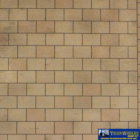 Met-Moo55 Metcalfe Card-Sheet Paving 270Mm X 190Mm (8-Pack) Oo Scale Scratchbuild
