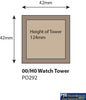 MET PO292 Metcalfe (Card Kit) Watch Tower OO Scale Structures