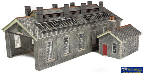 MET PO337 Metcalfe (Card Kit) Settle/Carlisle Double Track Engine Shed OO Scale Structures